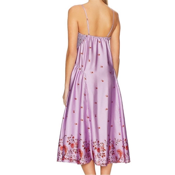 Free People On My Own Dress Lilac Combo 👗 - Picture 3 of 8
